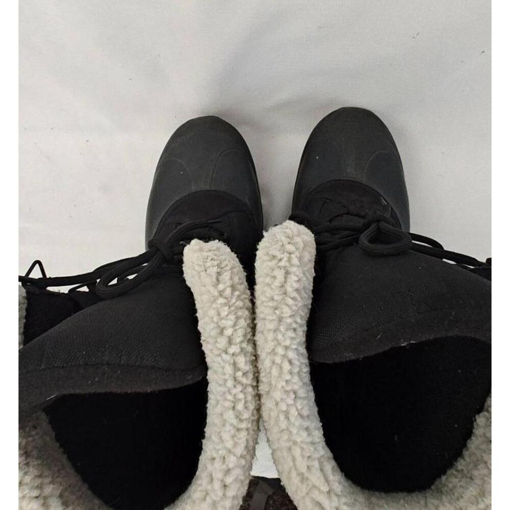 Sorel Snow Boots Cumberland Insulated Winter  NL1436-010 10 Cold Weather Black - Picture 7 of 10